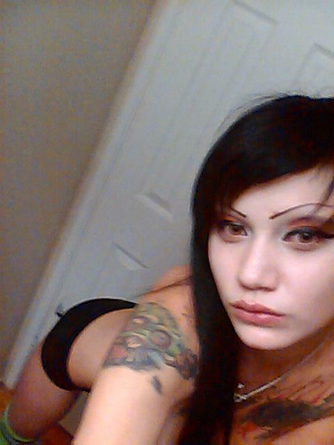 Tiny Tattooed Goth Stripper — 26