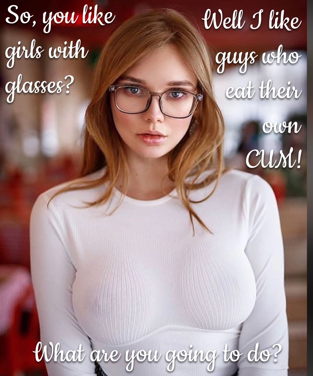 Cum fetish captions — 42