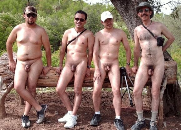 nude men at the beach — 30