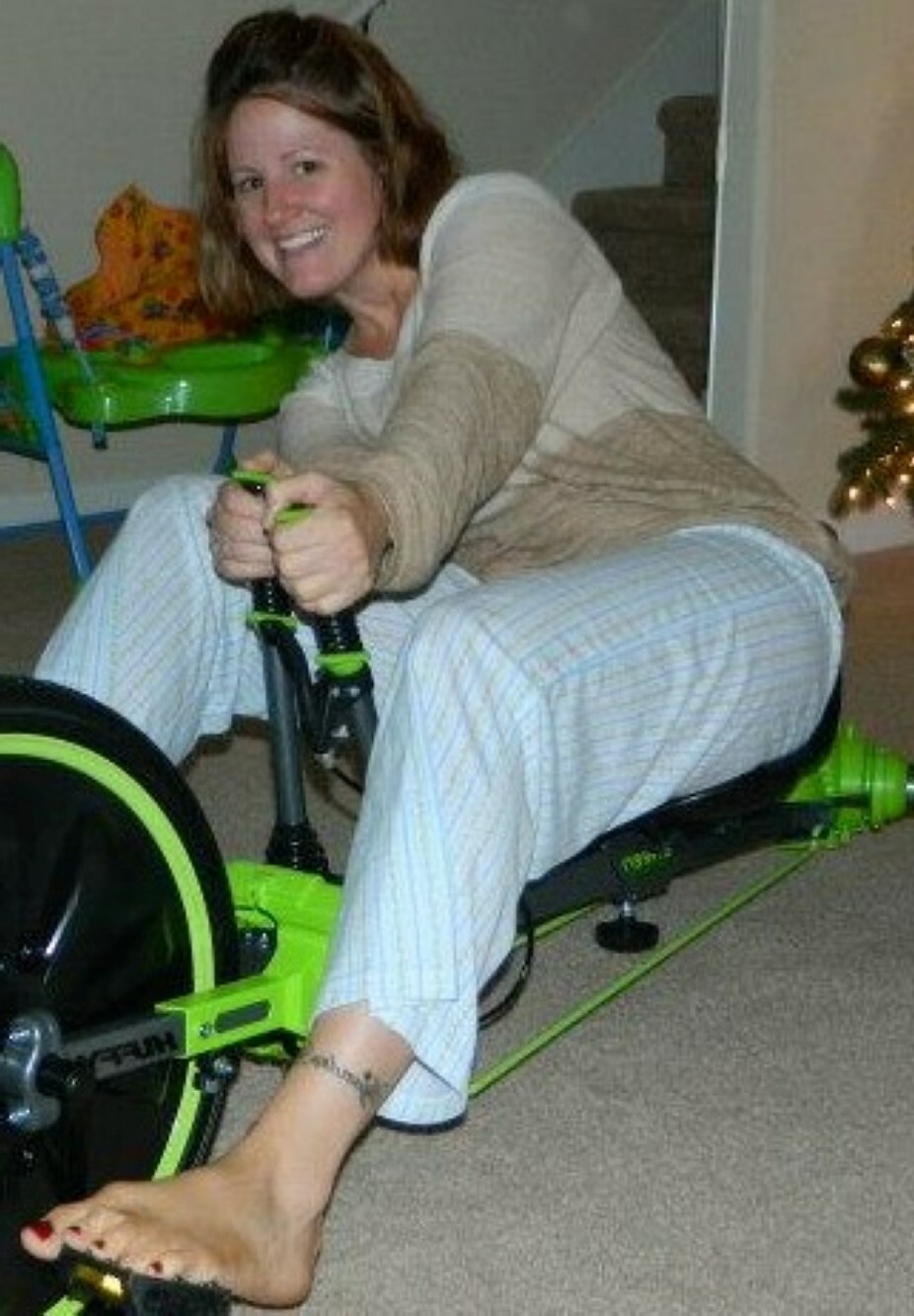 Angel redhead milf sexy legs/feet/face — 31
