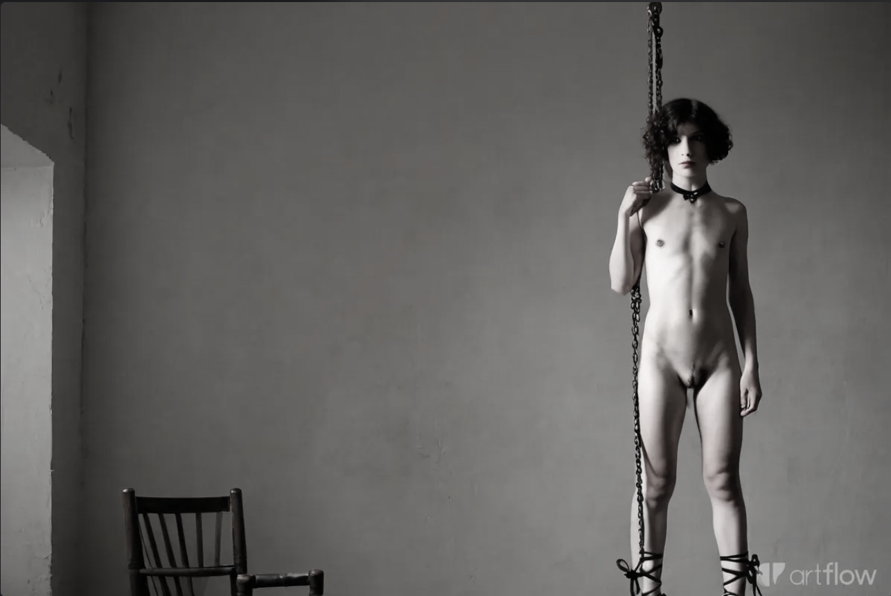 Claire Windsor 1920sFlapper in bondage AI — 8