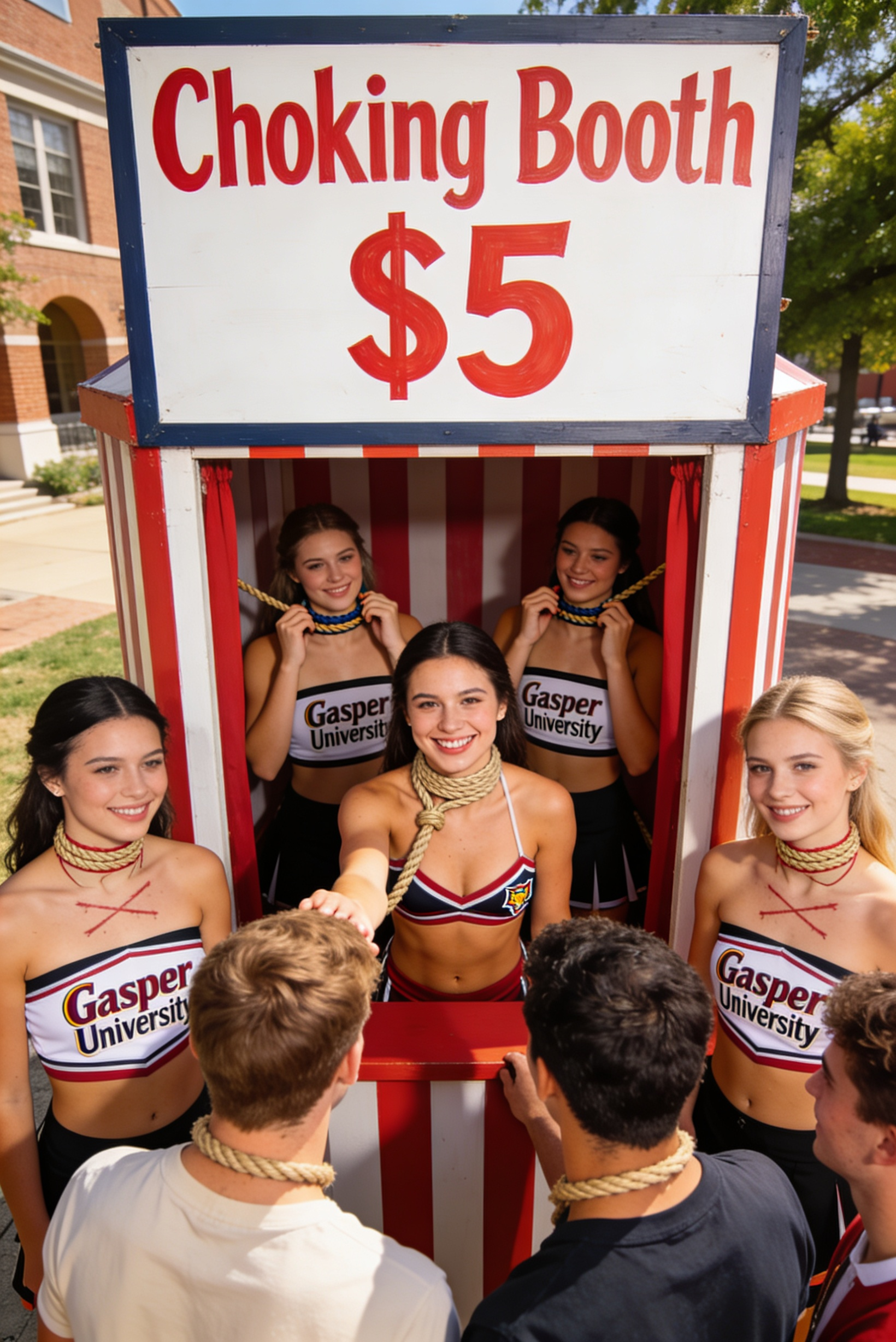 Gasper U Cheerleader Fund Raising — 5